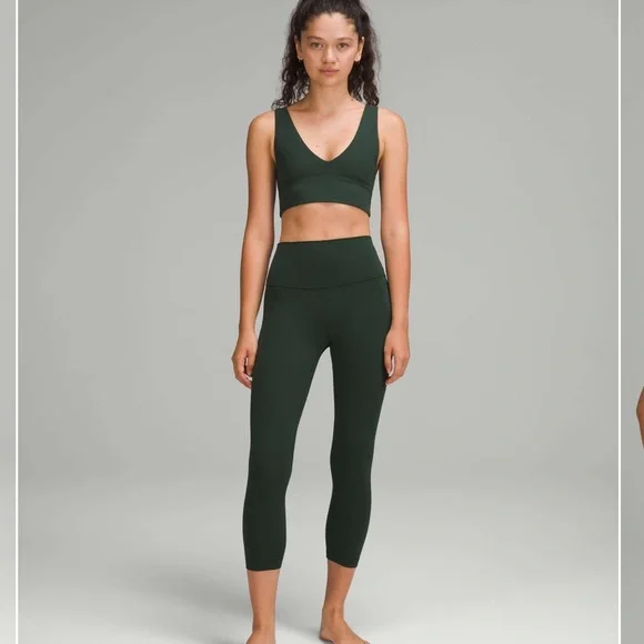 Lululemon Align High-Rise Crop 23" in Legacy Green - Picture 1 of 4